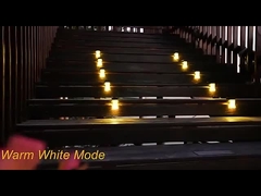 Lumi a parete esterne a carica solare a LED RGB Luci a parete solare