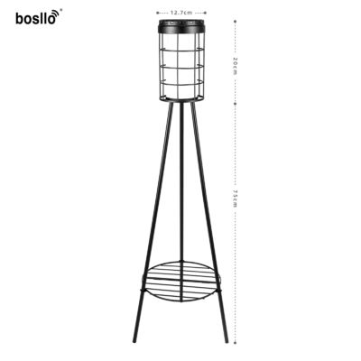 Lampade da giardino solari a doppia potenza Lampade solari luce bianca/calda luce metallica ABS PVC