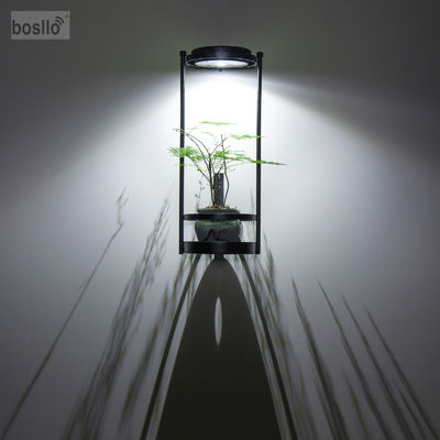 Decorazione di pareti esterne semplificata con lampade a parete solari nere Tempo di lavoro 8-10 ore