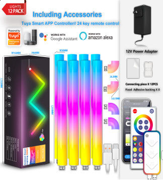 Buon prezzo 24W RGB Lampada da parete senza fili RGB LED Lampade da parete Certificato RoHS in linea
