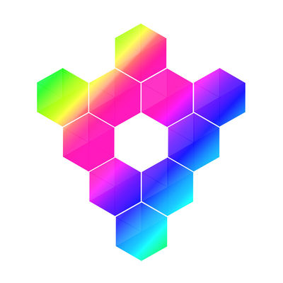 Un buon prezzo. BQB Lampada da parete RGB Triangolo wireless multicolore RGB Lampade da parete in linea
