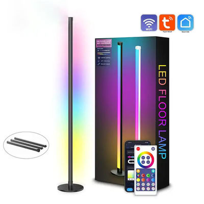 Buon prezzo Lampada a pavimento a cambio colore a tensione 5V RGB Lampada a pavimento per angolo del soggiorno in linea