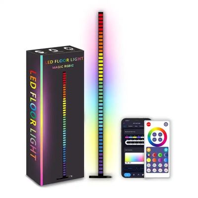 Buon prezzo ABS PC Lampada a LED a cambiamento di colore di pavimento Potenza 10W Certificato FCC in linea
