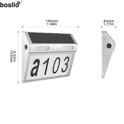 Buon prezzo Lampade solari esterne in acciaio inossidabile 5V 300MA Lampade da parete solare decorative in linea
