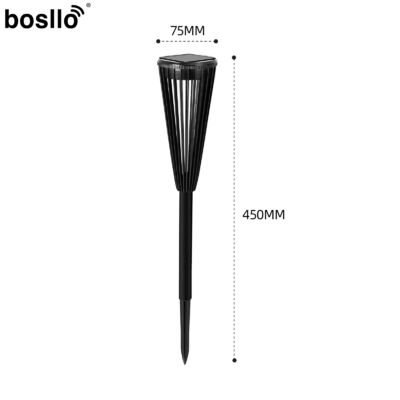 Luce bianca 6000K Lampade da giardino a energia solare impermeabile 6-8 ore Tempo di ricarica