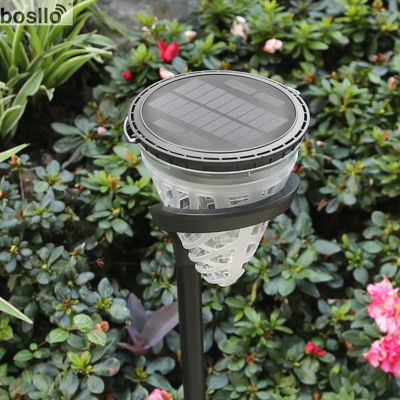 Un buon prezzo. 8-10 ore di tempo di lavoro Lampade solari per esterni con lampadina a incandescenza a LED e batteria in linea