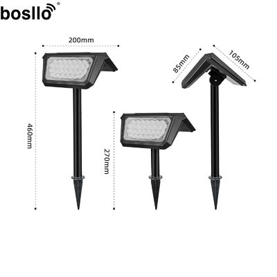 Un buon prezzo. Lampade a LED esterne solari con luce calda/bianca 6-8 ore di ricarica in linea